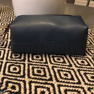 Cole Haan Blue Zipper Pouch
